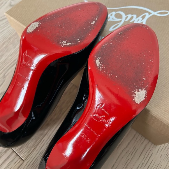 Christian Louboutin Simple Pump 85mm Patent Calf in Black - Picture 6 of 13